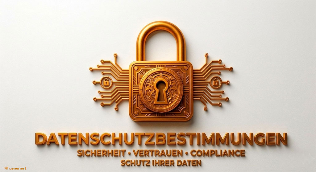 Schloss mit der Unterschrift Datenschutzbestimmungen